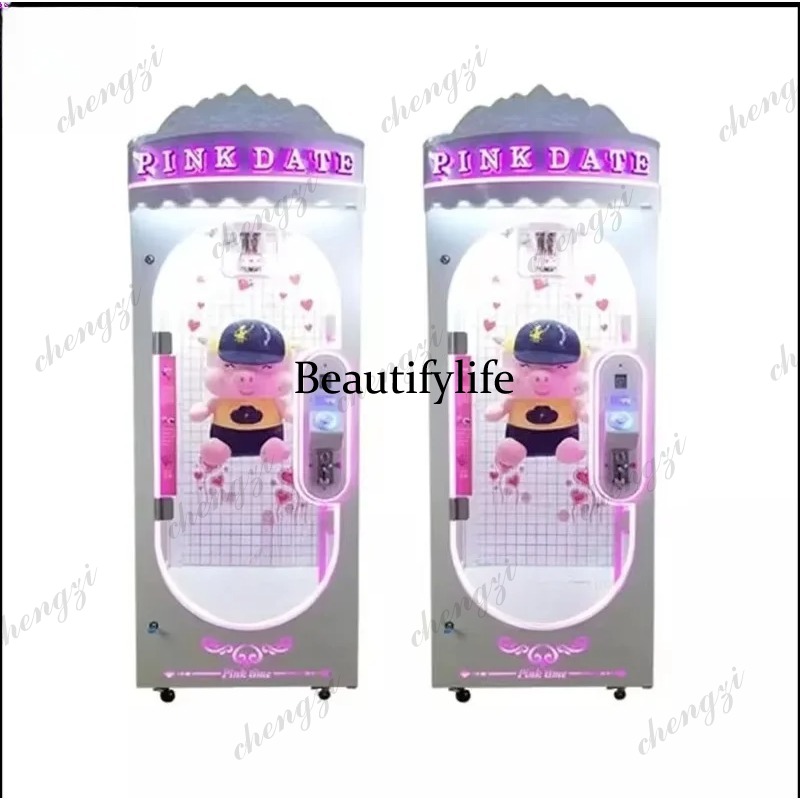 Arcade Games And Vending - A81 Indoor Pink Date Doll Aluminium-Schienen-Scherenautomat
