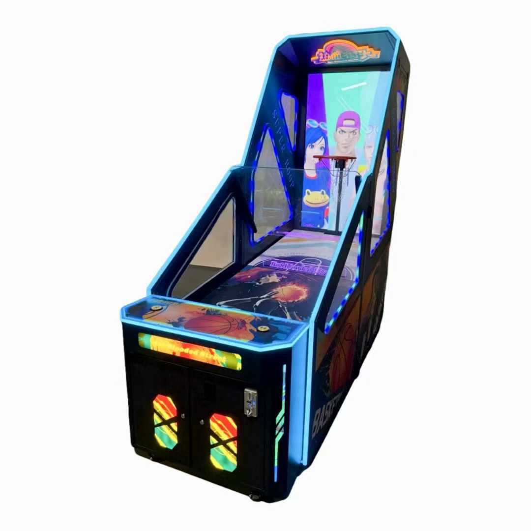 Ticket Redemption Machine - Münzbetriebener LED-Basketball-Arcade-Automat mit Ticketeinlösung - Unterhaltsames