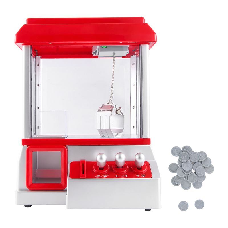 Arcade Games And Vending - ABVB-Kids Mini-Arcade-Spielautomat, Musikspielautomat mit Süßigkeiten-Greifautomat, münzbetriebener