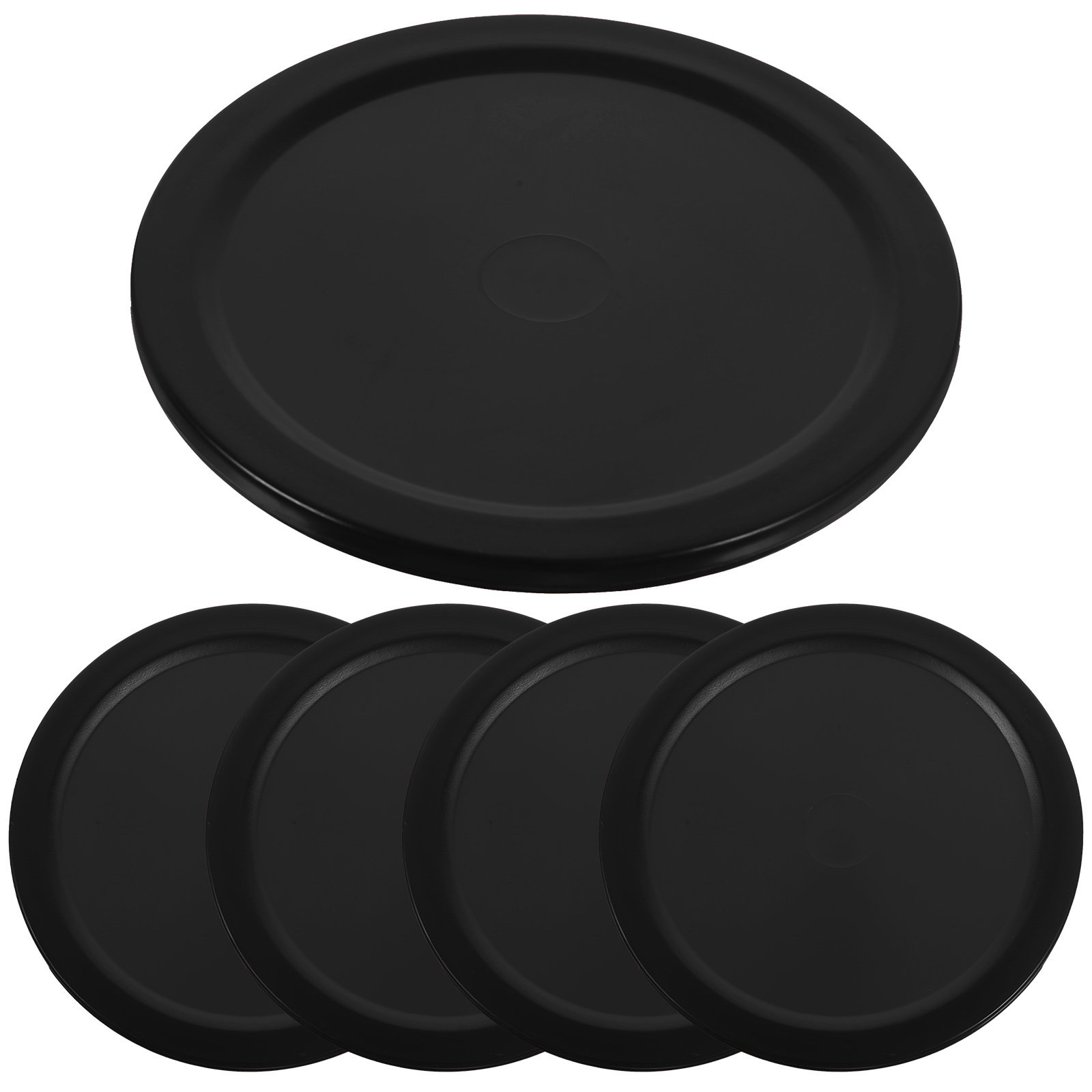 Air Hockey Table - 5 Stück Air-Hockey-Pucks aus Kunststoff, Tischhockey-Teile