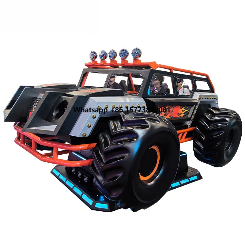 9D Vr Simulator - VR-Schießsimulator 5D Offroad-Arcade-Spiele 6-Personen-Achterbahn-Fahrsimulator Virtuelle Realität