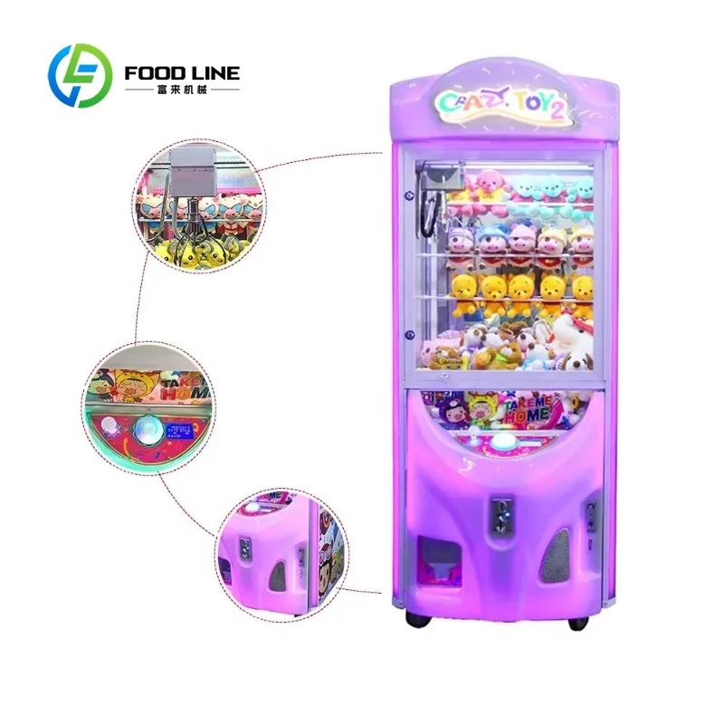 Maßgefertigte Münzbetriebene A – Arcade Toy Claw Vending Machine Bewertung und Preis