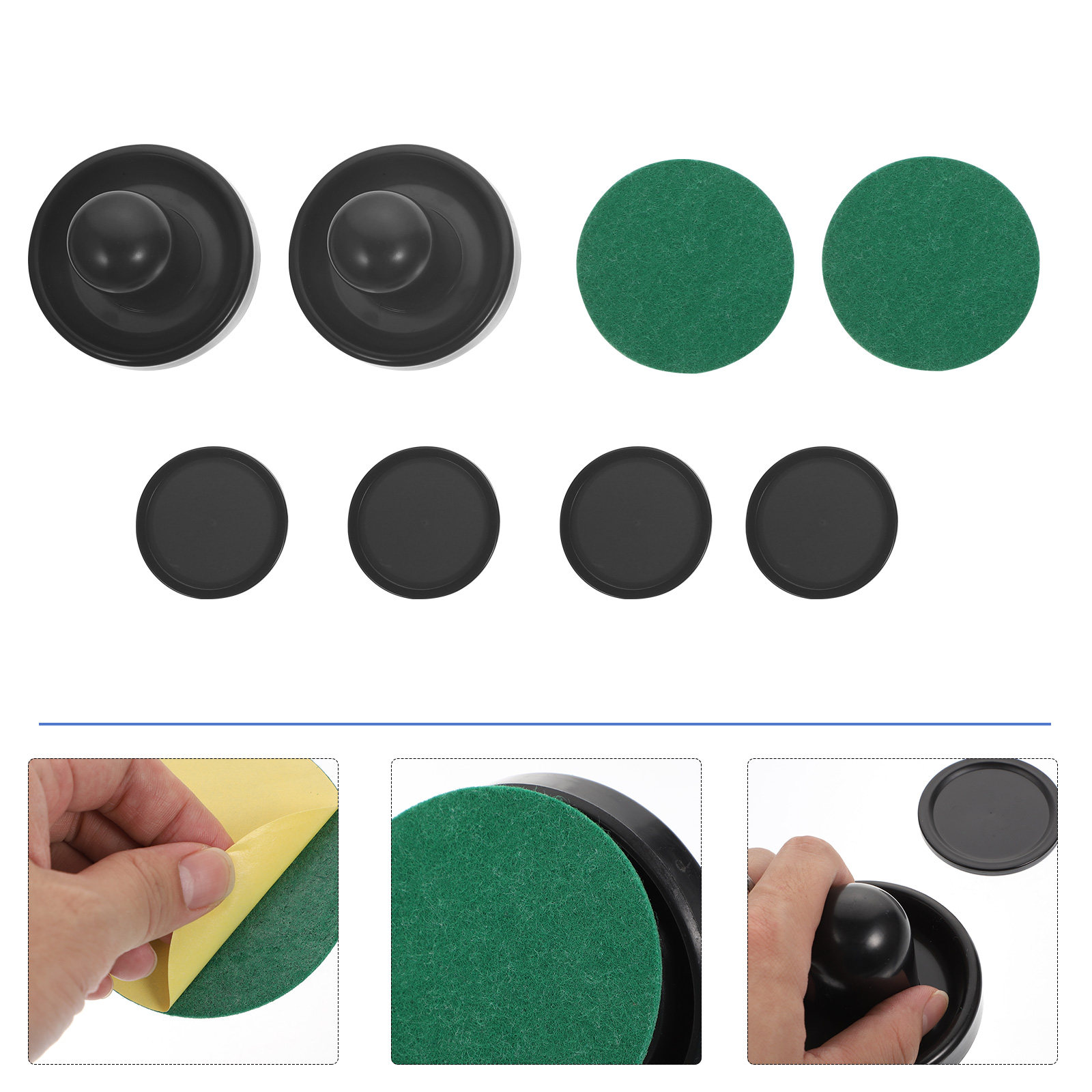1 Set Air-Hockey-Plastik-Puck- – Air Hockey Table Bewertung und Preis